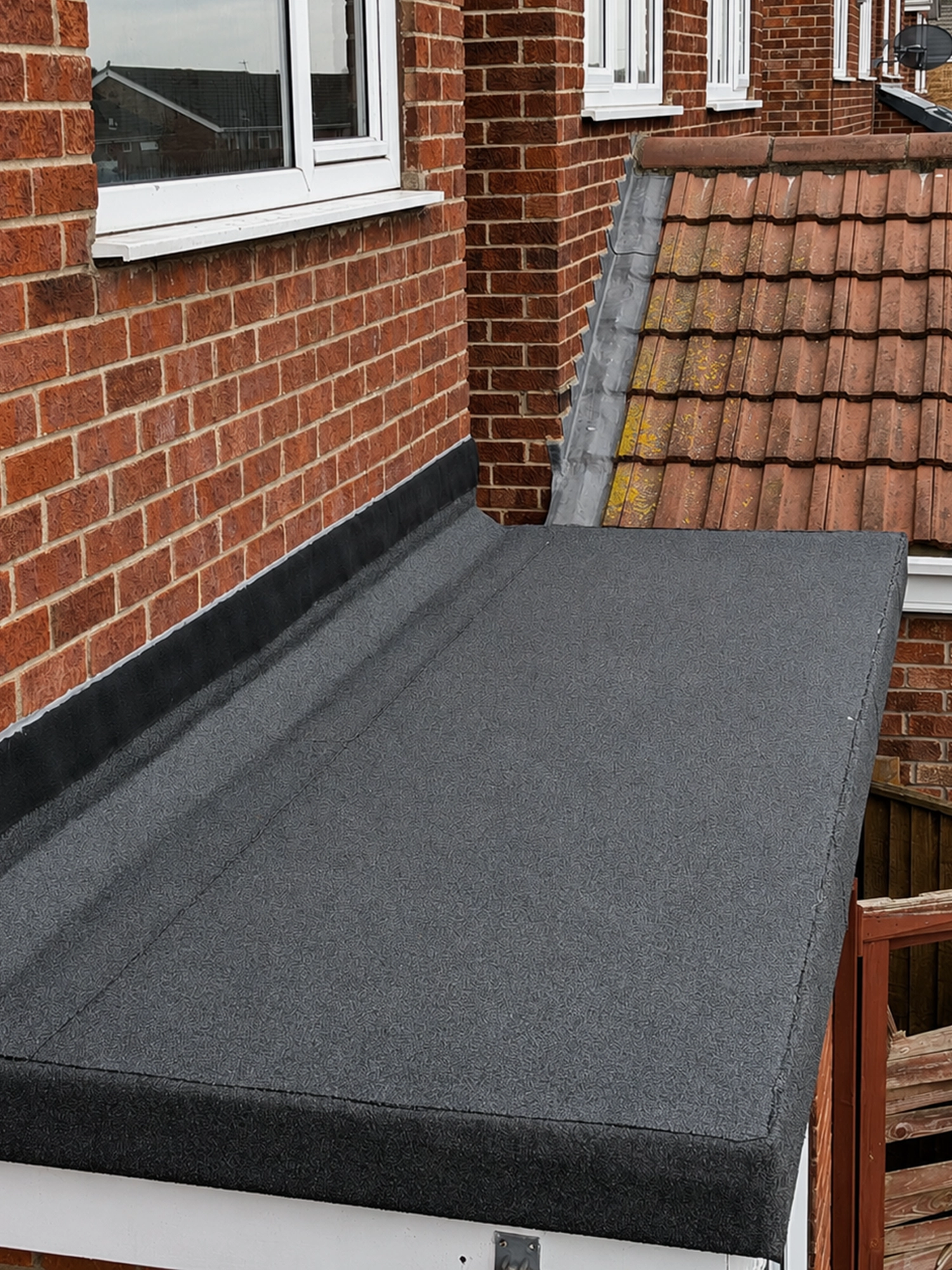 Bay window felt roof replacement