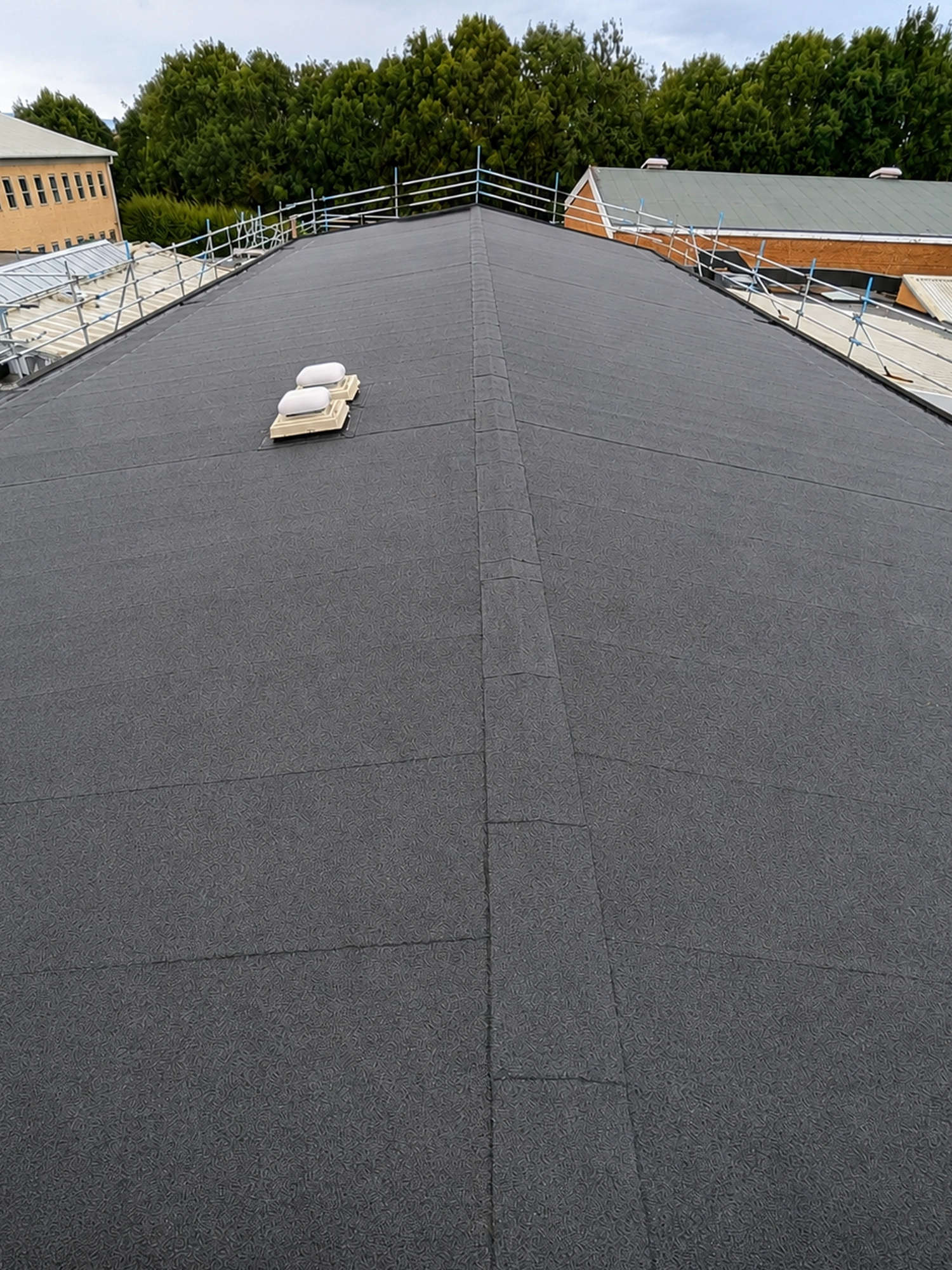 Commercial felt roof replacement
