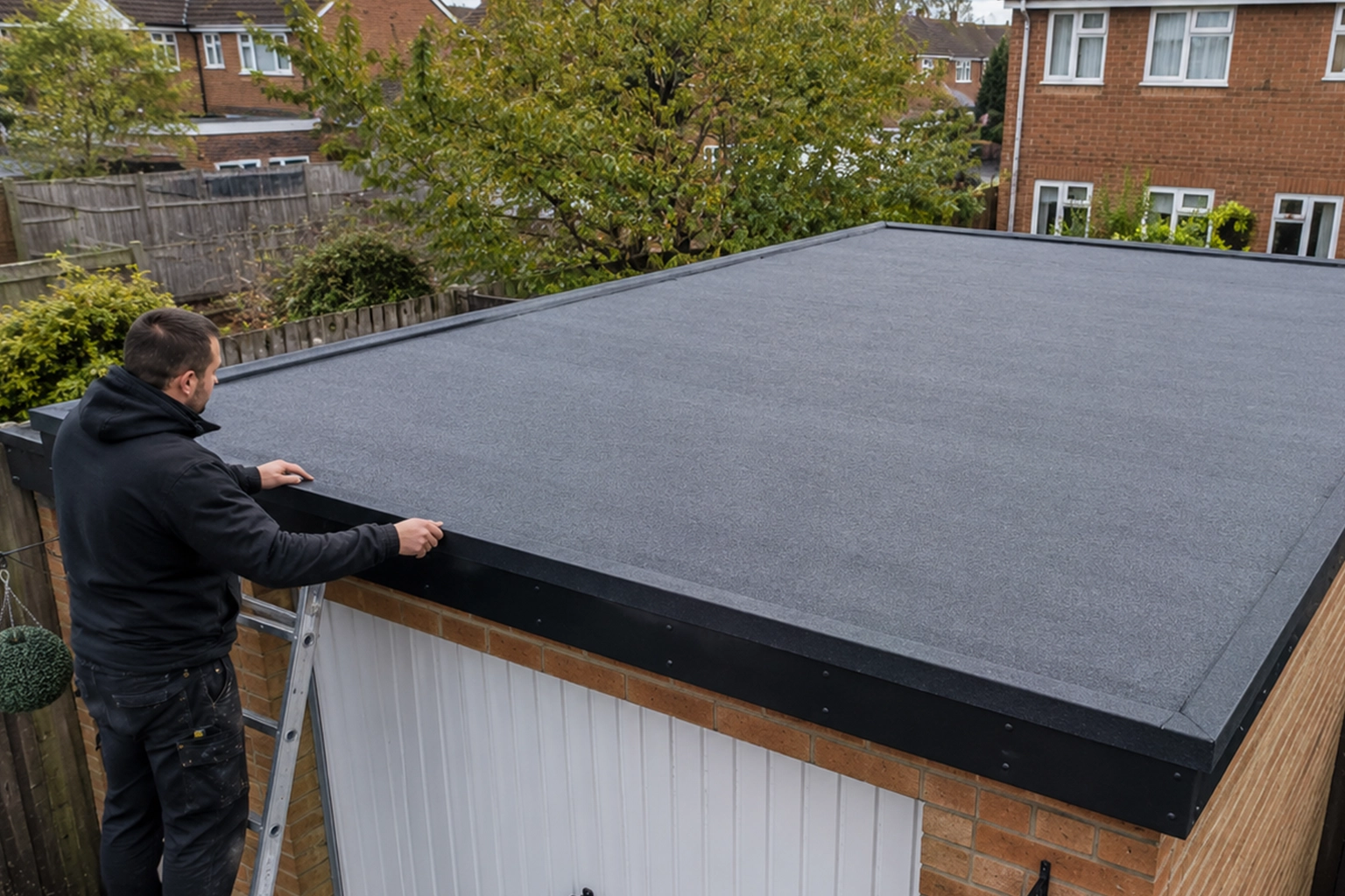 Emergency roof leak repair