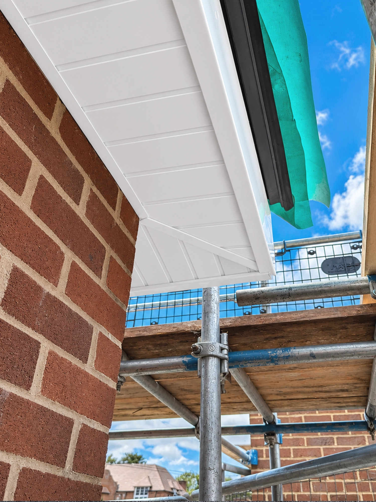 uPVC soffit installation